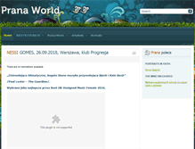 Tablet Screenshot of pranaworld.pl